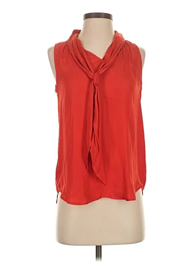 Ann Taylor Loft Sleeveless Blouse In Red