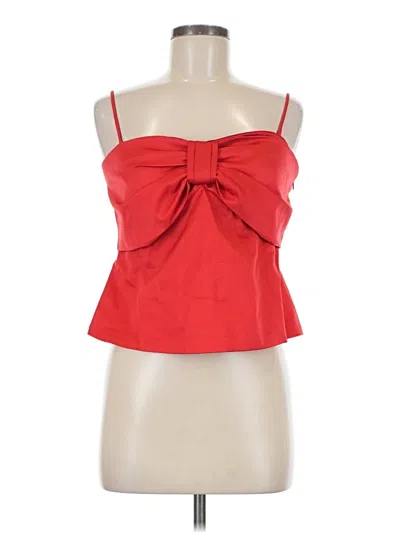 Ann Taylor Loft Sleeveless Blouse In Red