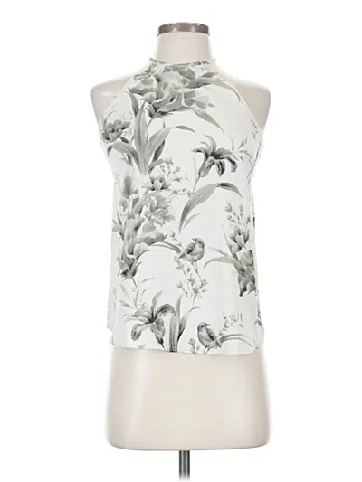 Ann Taylor Loft Sleeveless Blouse In Silver