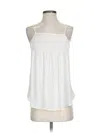 Ann Taylor Loft Sleeveless Blouse In White