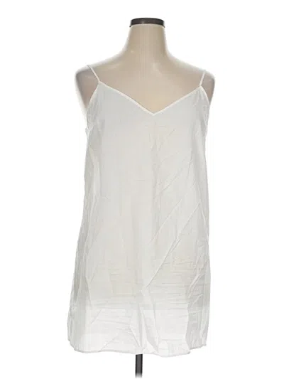 Ann Taylor Loft Sleeveless Blouse In White