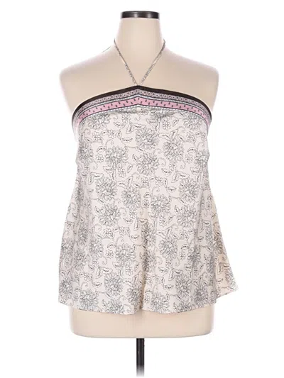 Ann Taylor Loft Sleeveless Blouse In White