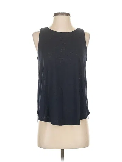 Pre-owned Ann Taylor Loft Sleeveless T-shirt In Black
