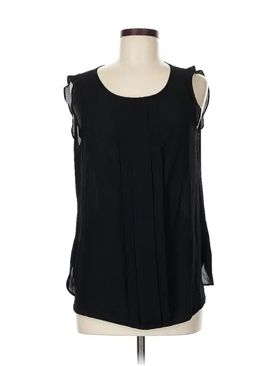 Pre-owned Ann Taylor Loft Sleeveless T-shirt In Black