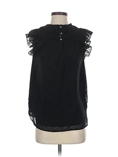 Pre-owned Ann Taylor Loft Sleeveless T-shirt In Black