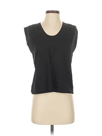 Pre-owned Ann Taylor Loft Sleeveless T-shirt In Black
