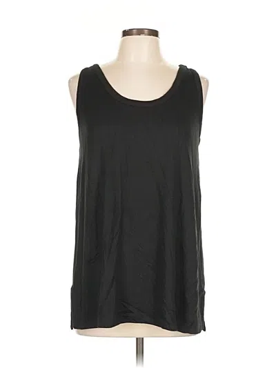 Pre-owned Ann Taylor Loft Sleeveless T-shirt In Black