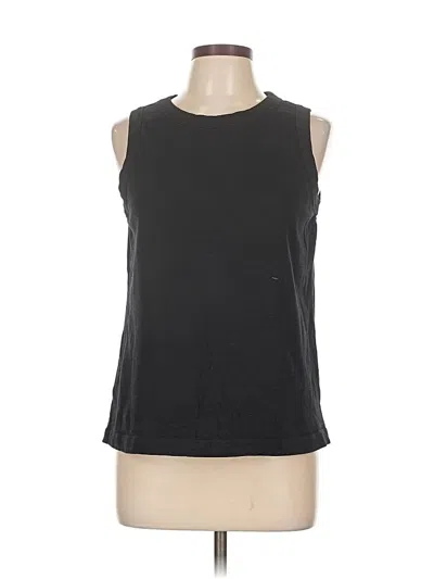 Pre-owned Ann Taylor Loft Sleeveless T-shirt In Black