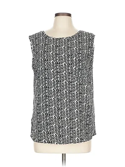 Pre-owned Ann Taylor Loft Sleeveless T-shirt In Black