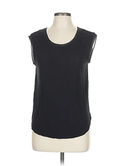 Pre-owned Ann Taylor Loft Sleeveless T-shirt In Black
