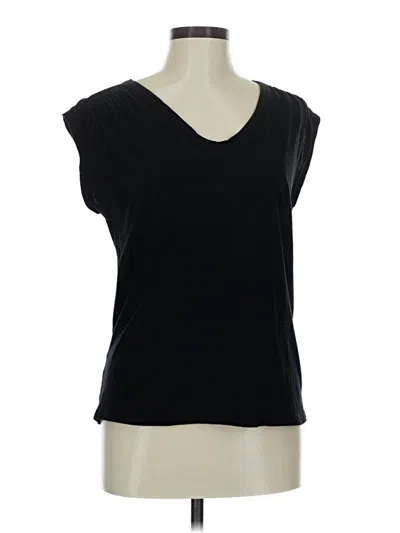 Pre-owned Ann Taylor Loft Sleeveless T-shirt In Black