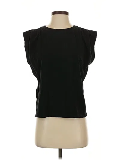 Pre-owned Ann Taylor Loft Sleeveless T-shirt In Black