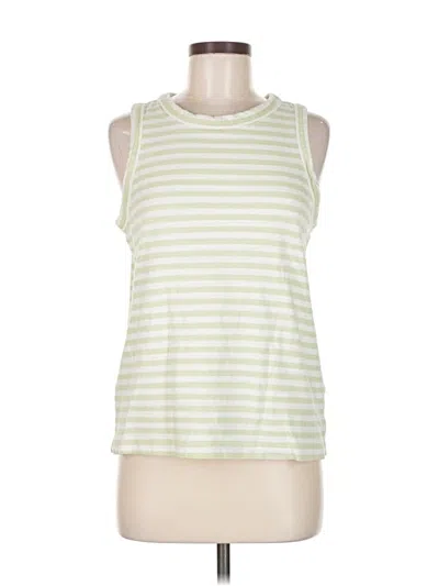 Pre-owned Ann Taylor Loft Sleeveless T-shirt In Green