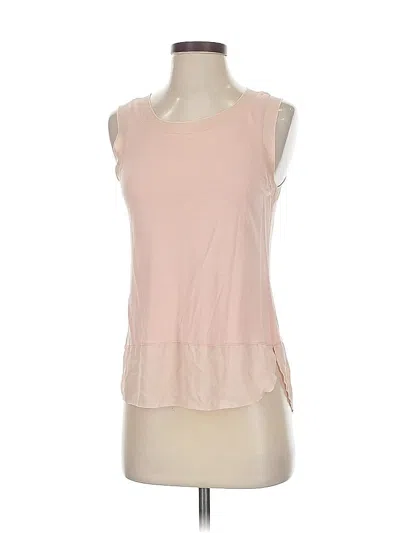 Pre-owned Ann Taylor Loft Sleeveless T-shirt In Pink