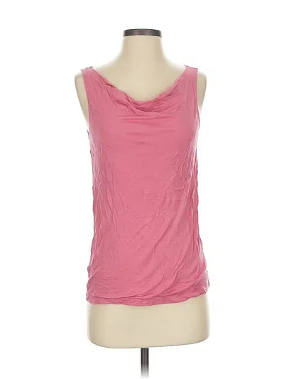 Pre-owned Ann Taylor Loft Sleeveless T-shirt In Pink