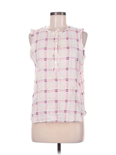 Pre-owned Ann Taylor Loft Sleeveless T-shirt In Pink