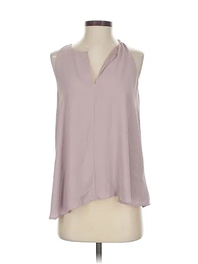 Pre-owned Ann Taylor Loft Sleeveless T-shirt In Purple