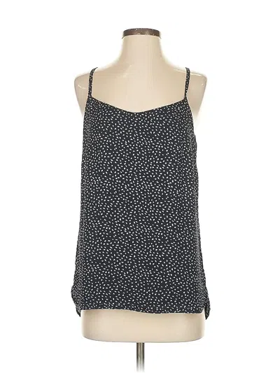 Pre-owned Ann Taylor Loft Sleeveless Top Black Halter Neckline Tops