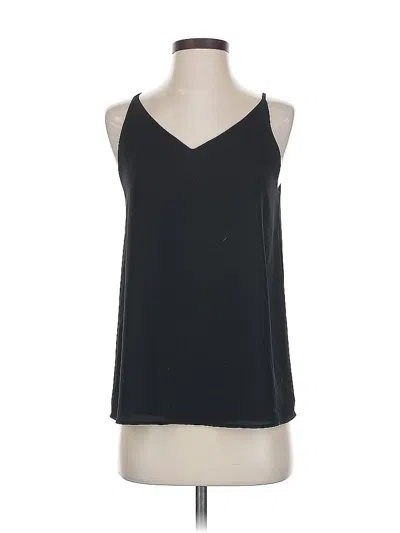 Pre-owned Ann Taylor Loft Sleeveless Top Black Halter Neckline Tops
