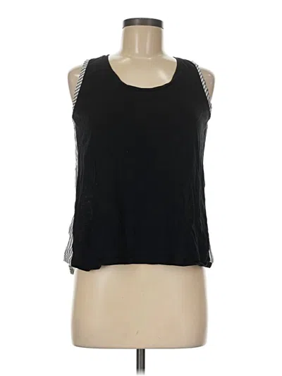 Pre-owned Ann Taylor Loft Sleeveless Top Black Halter Neckline Tops