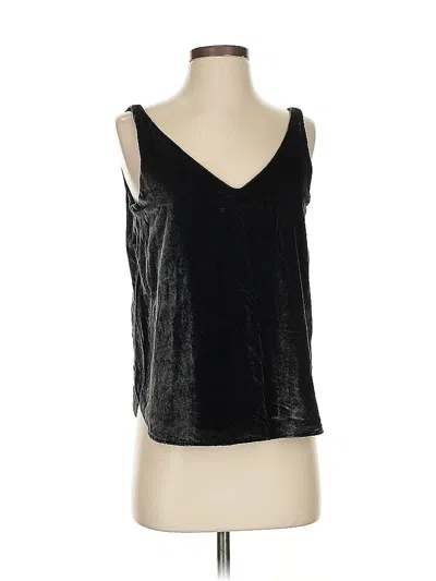 Pre-owned Ann Taylor Loft Sleeveless Top Black Scoop Neck Tops