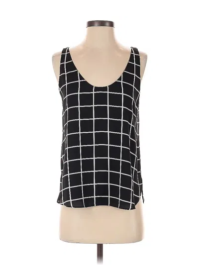 Pre-owned Ann Taylor Loft Sleeveless Top Black Square Neckline Tops