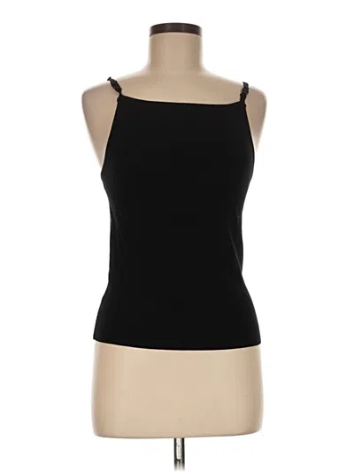 Pre-owned Ann Taylor Loft Sleeveless Top Black Sweetheart Neckline Tops