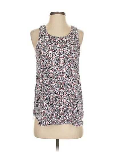 Pre-owned Ann Taylor Loft Sleeveless Top Blue Halter Neckline Tops