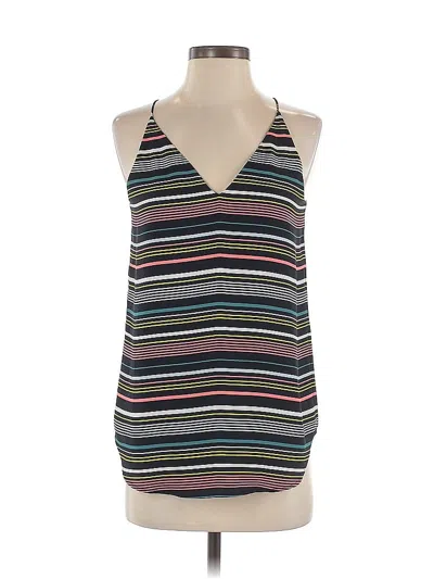 Pre-owned Ann Taylor Loft Sleeveless Top Burgundy Halter Neckline Tops