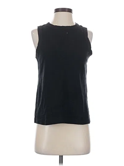 Pre-owned Ann Taylor Loft Sleeveless T-shirt In Black