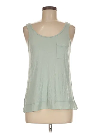 Pre-owned Ann Taylor Loft Sleeveless T-shirt In Green