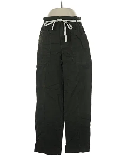 Pre-owned Ann Taylor Loft Snow Pants With Bib In Green