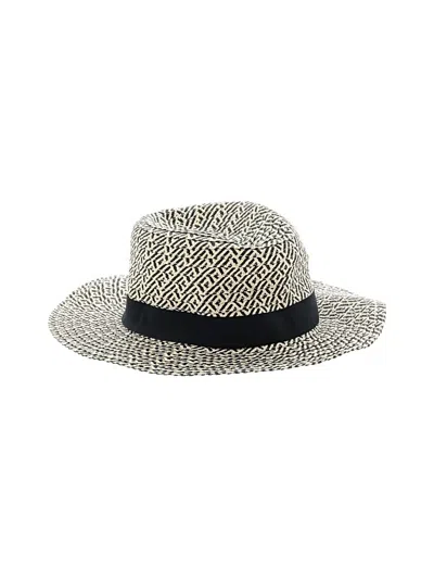 Pre-owned Ann Taylor Loft Sun Hat In Ivory
