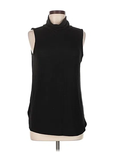 Pre-owned Ann Taylor Loft Sweater Vest In Black