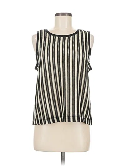 Pre-owned Ann Taylor Loft Sweater Vest In Black