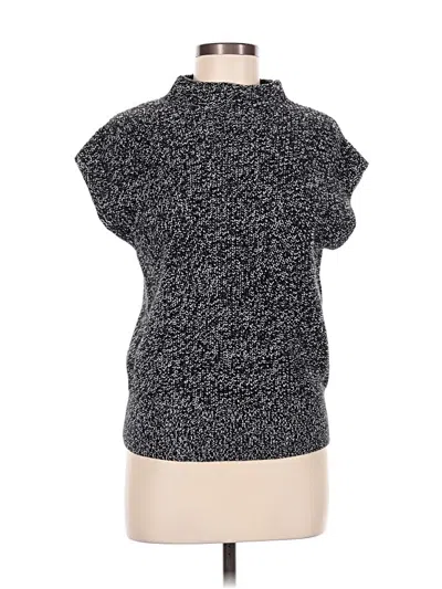 Pre-owned Ann Taylor Loft Sweater Vest In Black