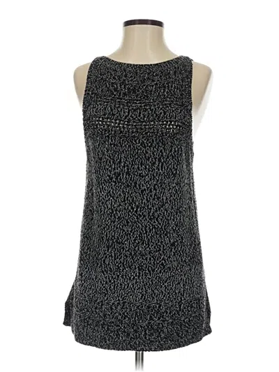 Pre-owned Ann Taylor Loft Sweater Vest In Black