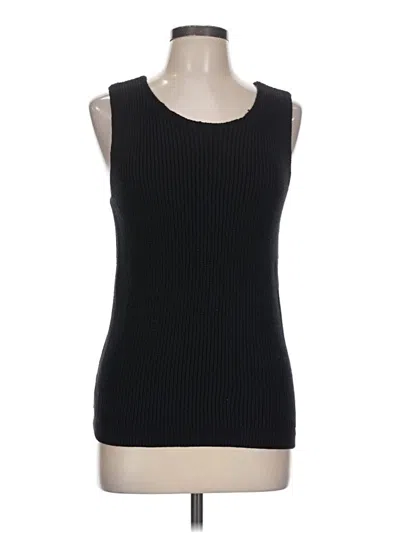 Pre-owned Ann Taylor Loft Sweater Vest In Black