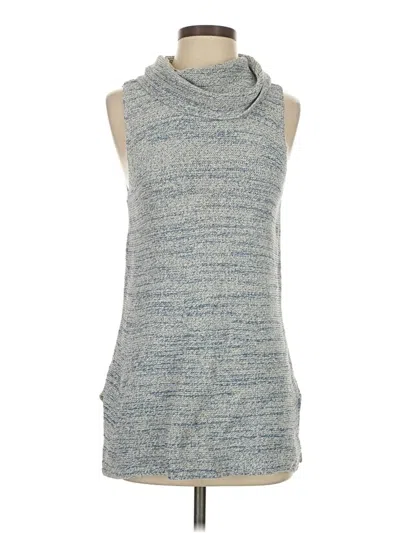 Pre-owned Ann Taylor Loft Sweater Vest In Blue