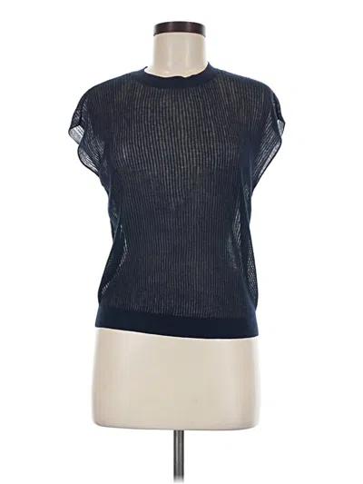 Pre-owned Ann Taylor Loft Sweater Vest In Blue