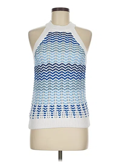 Pre-owned Ann Taylor Loft Sweater Vest In Blue