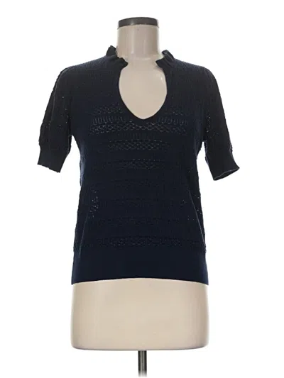 Pre-owned Ann Taylor Loft Sweater Vest In Blue