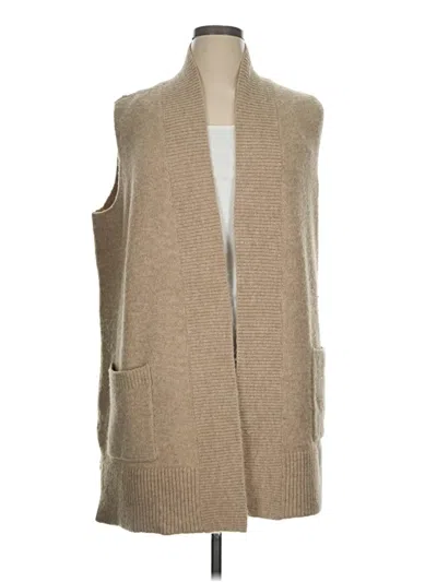 Pre-owned Ann Taylor Loft Sweater Vest In Brown