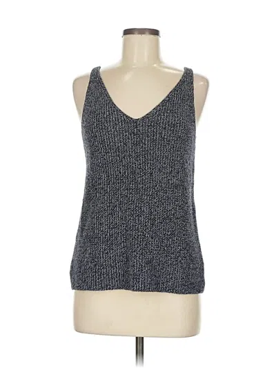 Pre-owned Ann Taylor Loft Sweater Vest In Gray