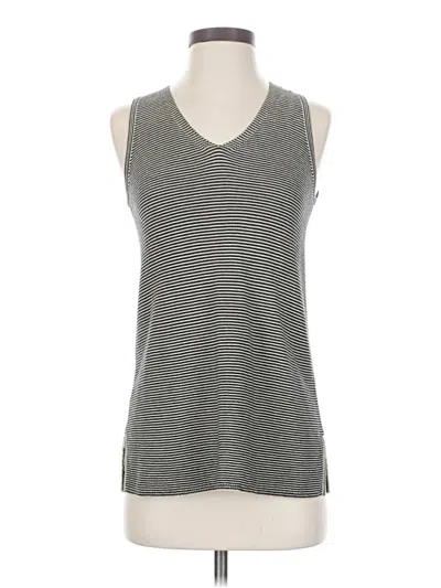 Pre-owned Ann Taylor Loft Sweater Vest In Gray