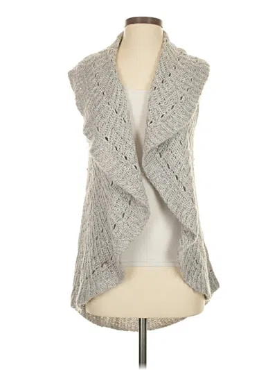 Pre-owned Ann Taylor Loft Sweater Vest In Gray