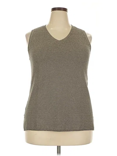 Pre-owned Ann Taylor Loft Sweater Vest In Gray