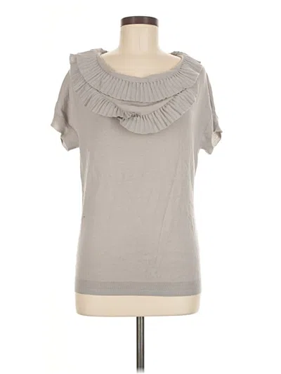 Pre-owned Ann Taylor Loft Sweater Vest In Gray