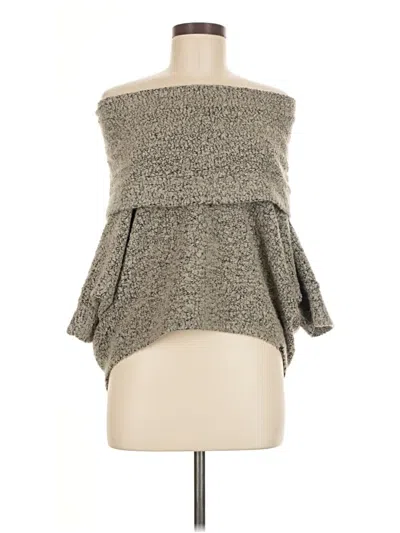 Pre-owned Ann Taylor Loft Sweater Vest In Gray