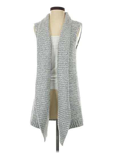 Pre-owned Ann Taylor Loft Sweater Vest In Gray